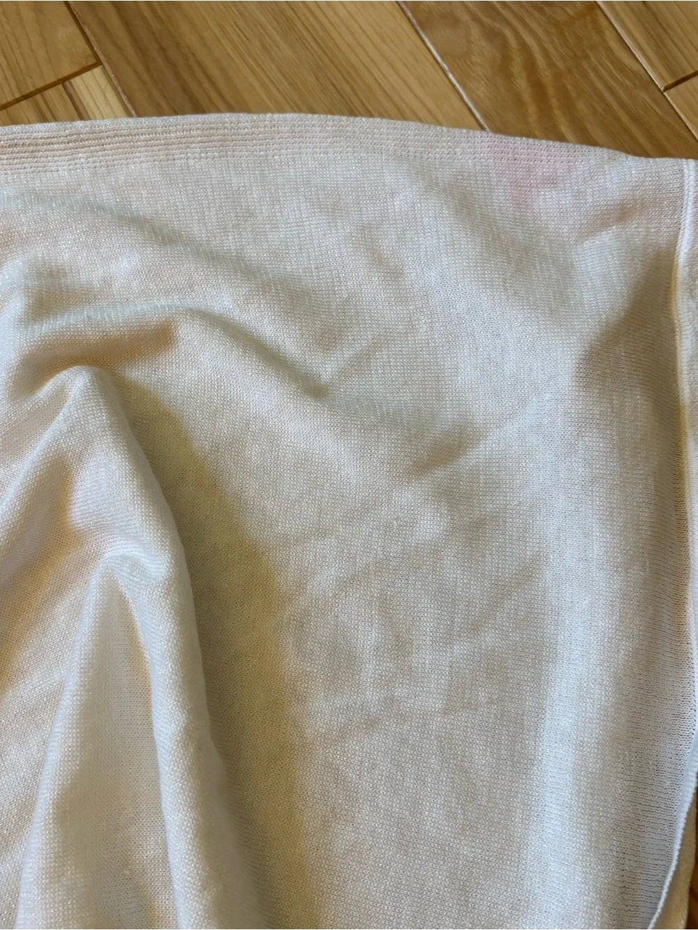 Lilly Pulitzer Bayshore Sweater Wrap Linen Blend Iridescent White Accessory
